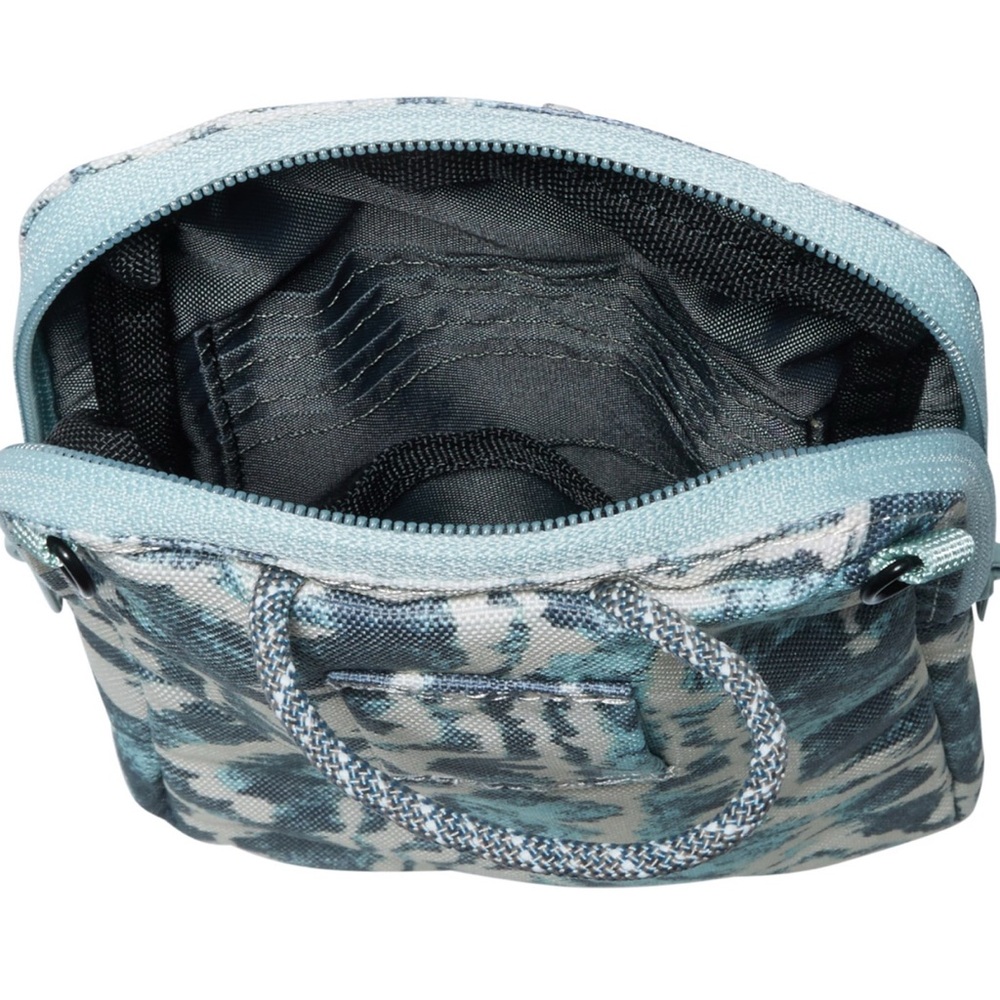 KAVU Blue and Gray Patterned Sling Bag - Picture 4 of 5